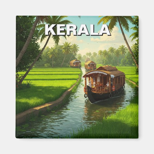 Kerala India Magnet (Vorne)