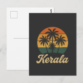 Kerala india postkarte (Vorne/Hinten)