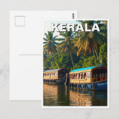 Kerala India Postkarte (Vorne/Hinten)
