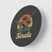 Kerala india runde wanduhr (Winkel)