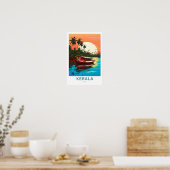 Kerala India Travel Print Poster (Küche)