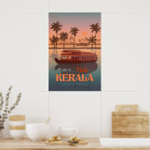 Kerala Indien Reiseplakat Poster (Küche)