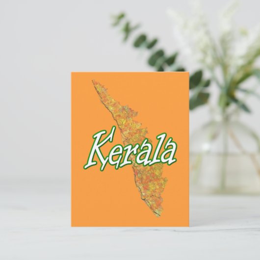 Kerala Postkarte (Stehend Vorderseite)