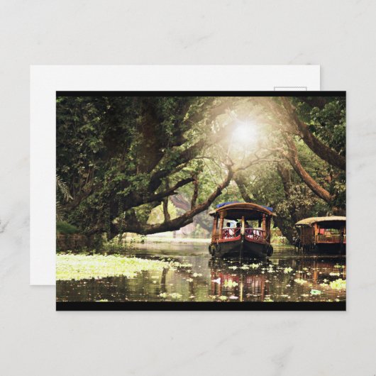 Kerala Postkarte (Vorne/Hinten)