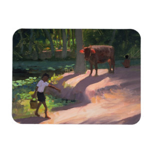 Kerala-Stauwasser Indien 1996 Magnet