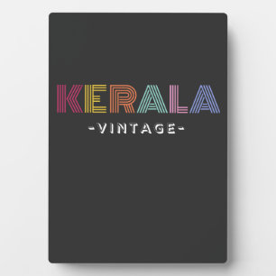 kerala Vintager T - Shirt Holzkastensigne Postkart Fotoplatte