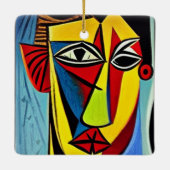 Keramik abstrakte Kunst Keramikornament (Rückseite)