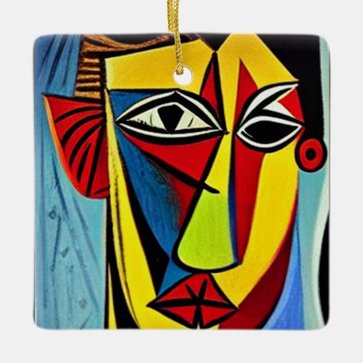 Keramik abstrakte Kunst Keramikornament (Vorderseite)