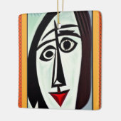 Keramik abstrakte Kunst Keramikornament (Links)