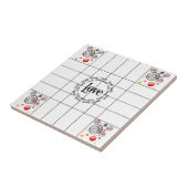 Keramik Abstrakte Liebe Fliese (Seite)