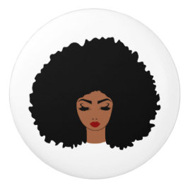 Keramik Afro Door Knob Keramikknauf