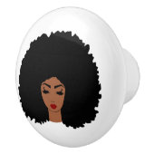 Keramik Afro Door Knob Keramikknauf (Rechts)