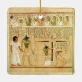 Keramik Ägypten-Hieroglyphen Keramikornament (Rückseite)