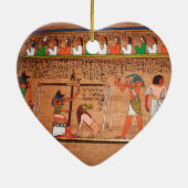 Keramik Ägypten-Hieroglyphen Ornament (Hinten)