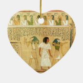 Keramik Ägypten-Hieroglyphen Ornament (Hinten)