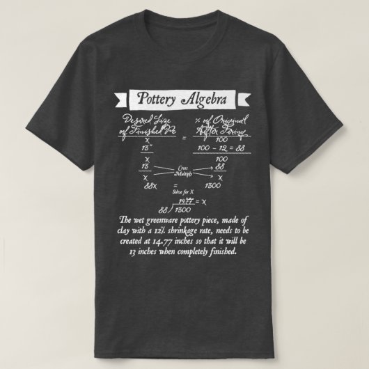 Keramik-Algebra 1 T-Shirt (Design vorne)