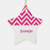 Keramik-Anhänger in Form eines Sterns Keramik Ornament (Rechts)