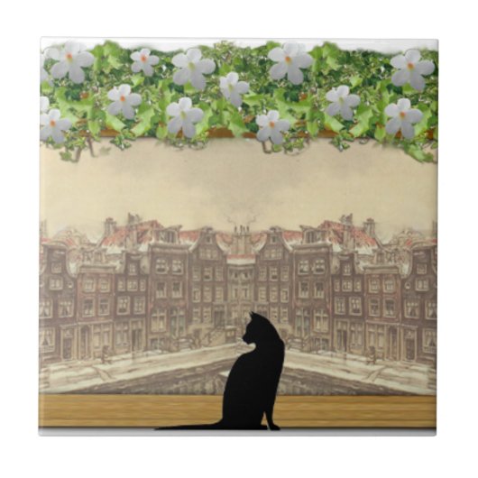 Keramik Anton Pieck Fliese (Vorderseite)