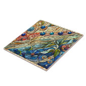 Keramik Art Deco Fliese (Seite)