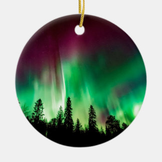 Keramik Aurora borealis Ornament