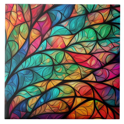 Keramik aus belebten Folien aus Glas Fliese (Vorderseite)