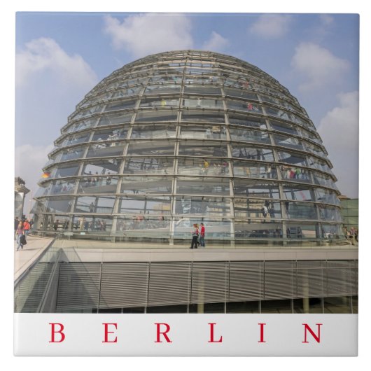 Keramik aus Berliner Reichstag Fliese (Vorderseite)