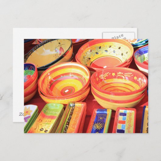 Keramik aus der Provence Postkarte (Vorne/Hinten)