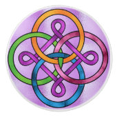 Keramik aus festgehaltenem Glas Keramikknauf (Vorderseite)