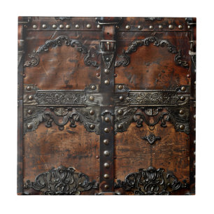 Keramik aus gealtem Leder Fliese