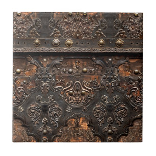 Keramik aus gealtem Leder Fliese