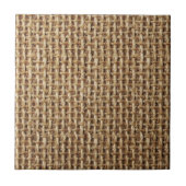 Keramik aus gegossenen Baumwollstoffen - Beige Fliese (Vorderseite)