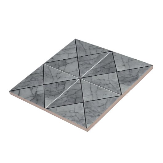 Keramik aus grauem Marmor Fliese (Seite)