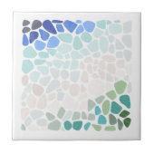 Keramik aus Meerglas Fliese (Vorderseite)