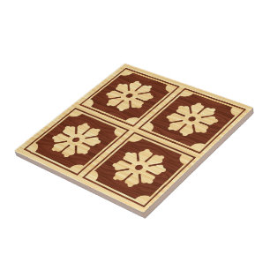 Keramik aus Naturholz Fliese