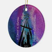 Keramik aus verklebtem Glas Ornament (Links)