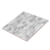 Keramik aus weißem und grauem Marmor Fliese (Seite)