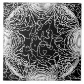 Keramik aus Weißgarn Fliese (Vorderseite)