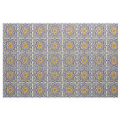 Keramik Azulejo Art-blaues orange Gewebe Stoff (Yard (91,4 cm))