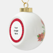 Keramik Ball Red Frame Ornament! Kugel-Ornament (Rechts)