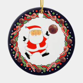 Keramik Basketball Holiday Keramik Ornament