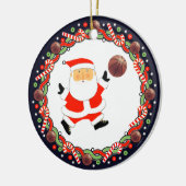 Keramik Basketball Holiday Keramik Ornament (Links)