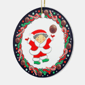 Keramik Basketball Holiday Ornament (Links)