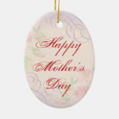 Keramik Basset Hound Heart Mama Keramik Ornament (Hinten)