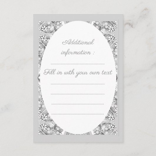 Keramik Begleitkarte (Rückseite)