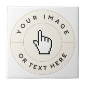 Keramik - Benutzerdefiniert (Bild/Text hinzufügen) Fliese (Vorderseite)