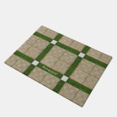 Keramik-Betonziegel-Mittelmeermuster-Name Fußmatte (Schrägansicht)