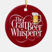 Keramik Bierflüster Ornament (Vorne)