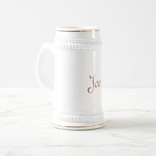 Keramik Bierglas (Vorderseite Links)