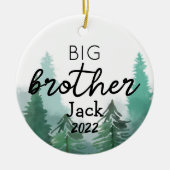 Keramik Big Brother Watercolor Bäume Keramik Ornament (Vorne)