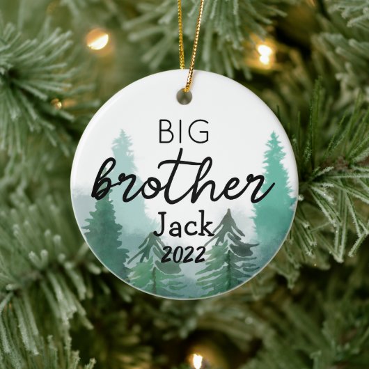Keramik Big Brother Watercolor Bäume Ornament (Baum)